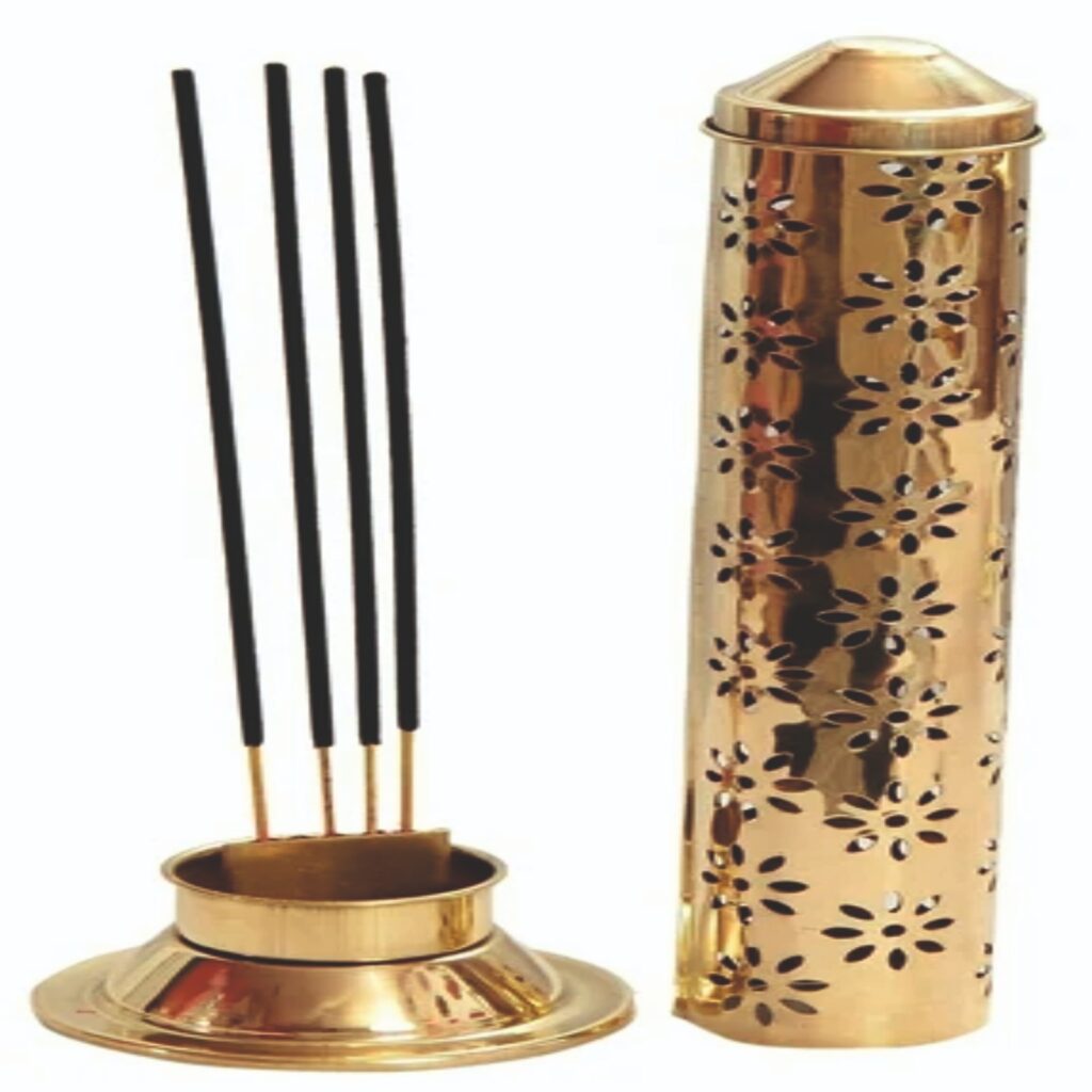 Image of INCENSE STICK STAND IN BRASS