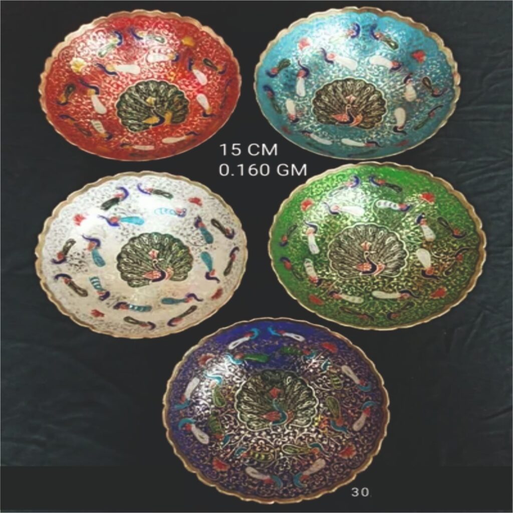Image shows decorative Brass Plates