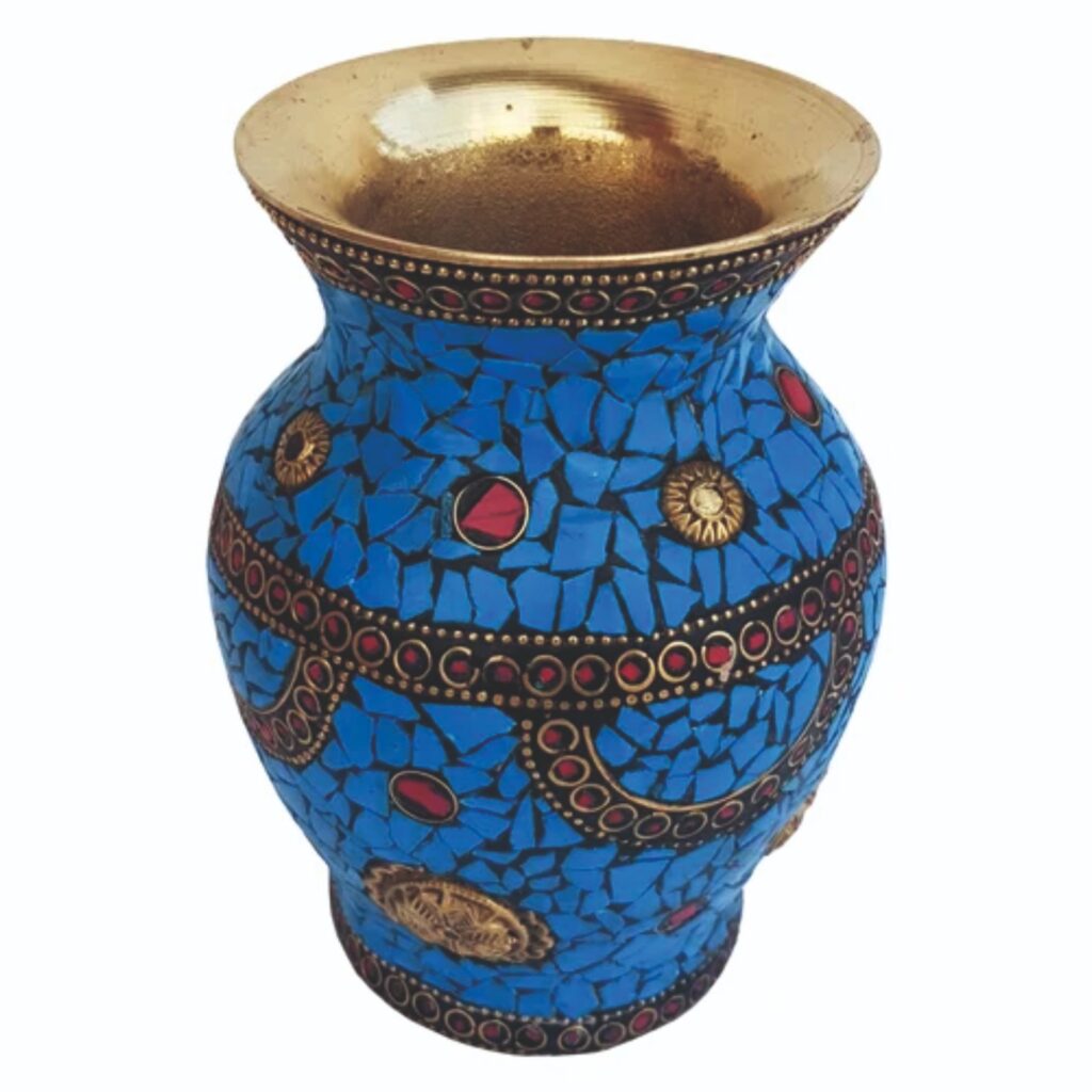 Image of a decorative Brass Vase
